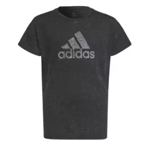 Image of adidas Future Icons Cotton Loose Badge of Sport T-Shirt K - Grey