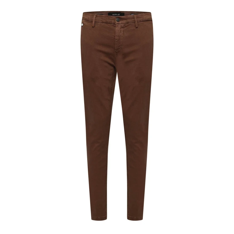 Image of Replay Benni Regular-Fit Chinos Brown male 28R