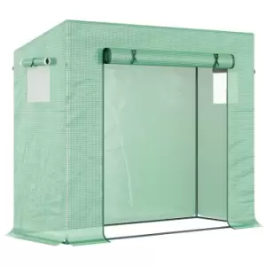 Image of Outsunny 198x77x168cm Tomato Greenhouse Grow House With Roll Up Door