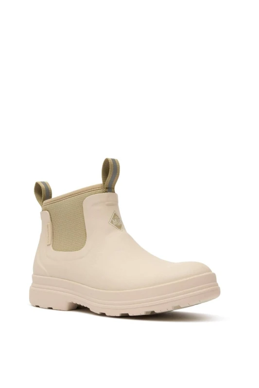 Image of Muck Boots Womens Rainscape Chelsea in Beige Size: 4 Beige Female 4