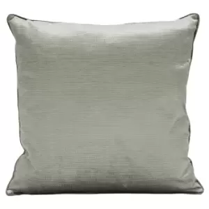 Image of Stella Embossed Texture Cushion Silver