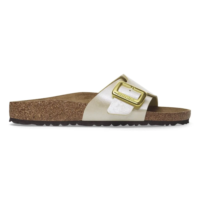 Image of Birkenstock Womens sandals Birkenstock Catalina Cushion Birko-Flor Blanc Female 39 Etroit