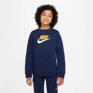 Image of Nike Hybrid Crew Sweatshirt Junior Boys - Blue