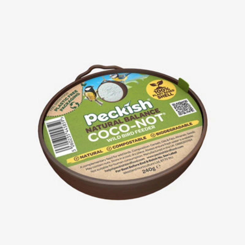 Image of Peckish Natural Balance Coco-Not Wild Bird Feeder (Single) Multi unisex
