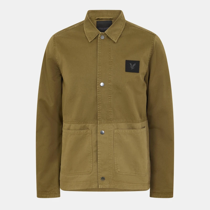 Image of Lyle and Scott Panelled Jacket - Brown Brown XS