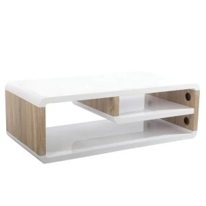 Image of Charles Bentley Walnut Gloss TV Unit