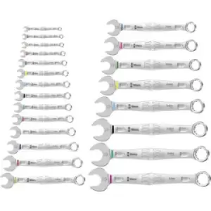 Image of Wera 05020232001 6003 Joker 22 Set 1 Crowfoot wrench set 22 Piece