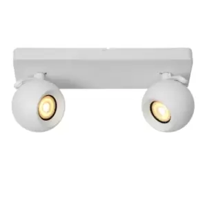 Image of Favori Modern Twin Ceiling Spotlight - 2xGU10 - White