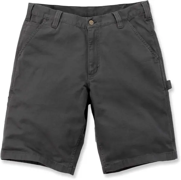 Image of Carhartt Rigby Dungaree Shorts, black-grey, Size 33