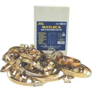Image of Assorted Stainless Steel Hose Clips (Pk-50)