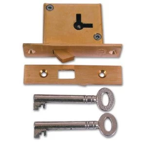 Image of ASEC No 85 4 Lever Hookbolt Mortice Cupboard Lock