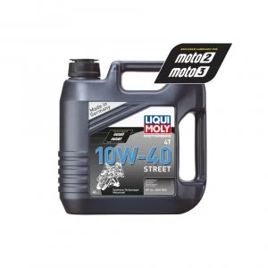 Image of Liqui-Moly oil 4-stroke semi synthetic street 10w40 4L
