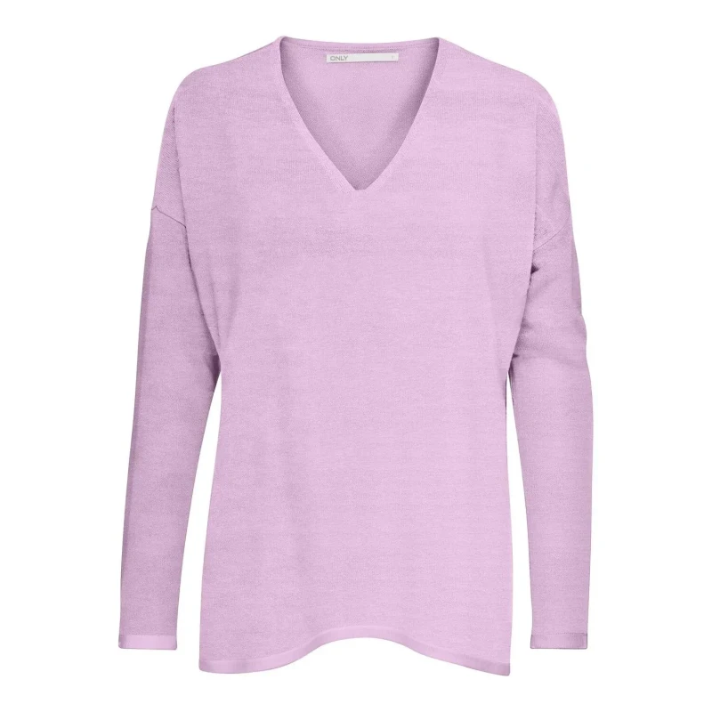 Image of Only Womens v-neck sweater Only Onlamalia Rose Female S