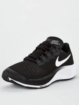 Image of Nike Air Zoom Pegasus 37 Junior Trainer- Black/White, Size 5