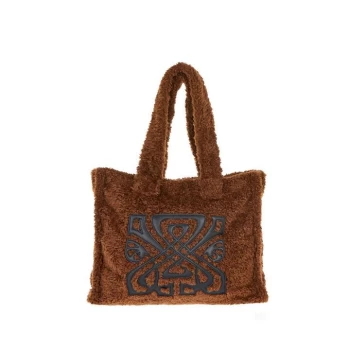 Image of Biba BIBA Teddy Tote Bag - Tan