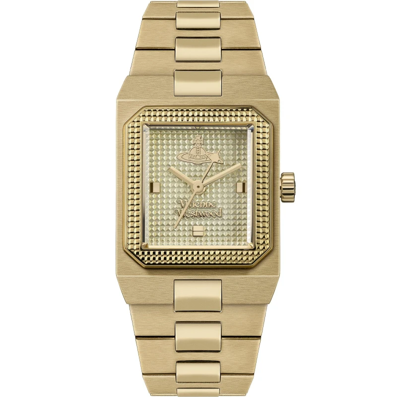 Image of Vivienne Westwood Womens The Brunswick Quartz Analogue Quartz Watch Gold female One Size