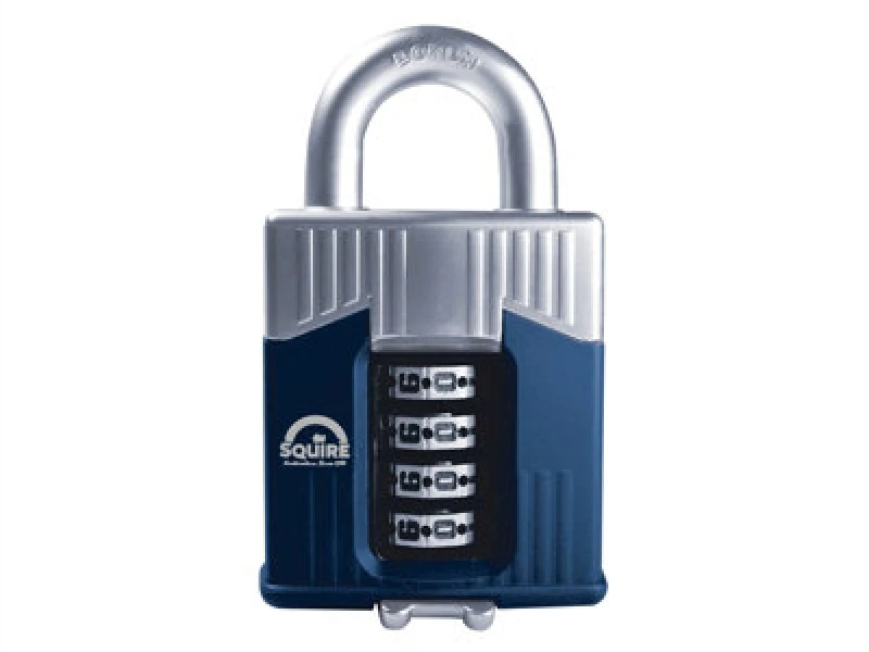 Image of Squire Wc55Bx Warrior High-Security Open Shackle Combination Padlock 55mm