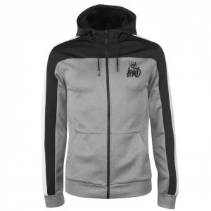 Image of Kings Will Dream Merton Zip Hoodie - Grey/Black