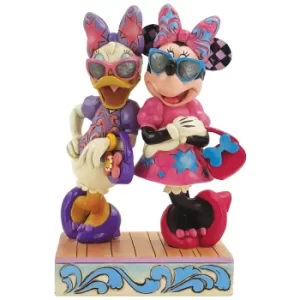Image of Disney Traditions Fashionista Minnie and Daisy Figurine