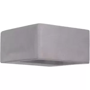 Image of Forlight Grow Outdoor Down Wall Lamp Cement, Tinted, IP65