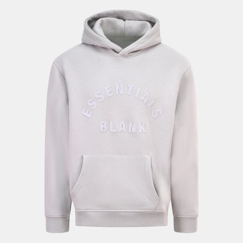 Image of Blank Essentials BE Arch Hoodie Mens Flat Grey male X Large