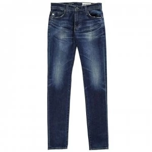 Image of AG Jeans Stockton Distressed Skinny Jeans Mens - Blue Spire