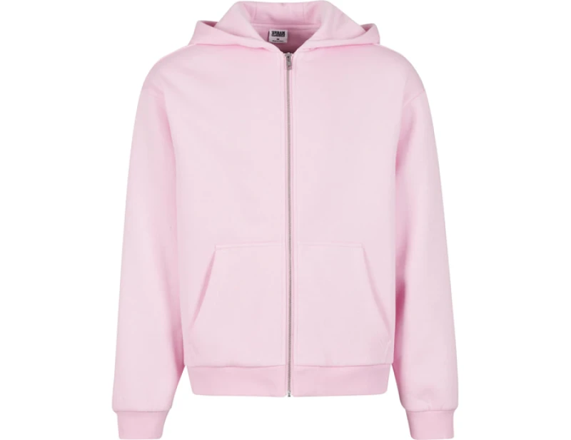 Image of Urban Classic Fluffy Hooded Jacket Pink L