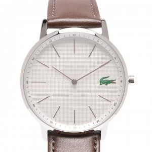 Image of Lacoste Moon Watch - Silver/ Brown