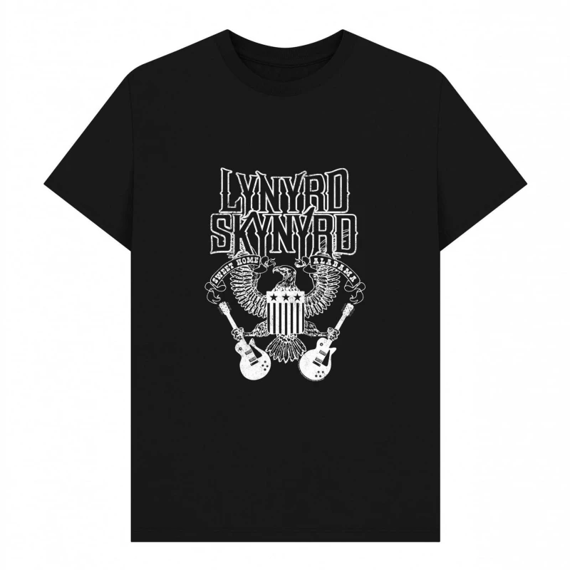 Image of Lynyrd Skynyrd Mens Sweet Home Alabama T-Shirt in Black Size: Small Black Male S