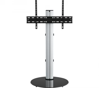 Image of AVF Eno FSL590ENSB 600 mm TV Stand with Bracket - Silver & Black