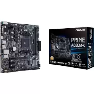 Image of Asus PRIME A320M-K/CSM Motherboard PC base AMD AM4 Form factor Micro-ATX Motherboard chipset AMD A320
