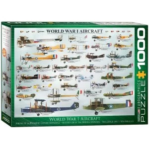 Image of World War I Aircraft Eurographic 1000 Piece Jigsaw Puzzle