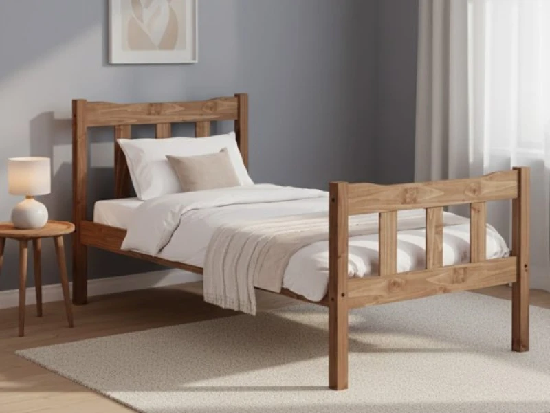 Image of LPD Havana 3ft Single Pine Wooden Bed Frame