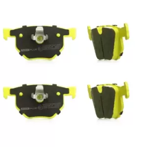 Image of RIDEX PLUS Brake pad set Rear Axle 402B0051P Brake pads,Brake pad set, disc brake BMW,3 Touring (E91),3 Limousine (E90),5 Limousine (E60)