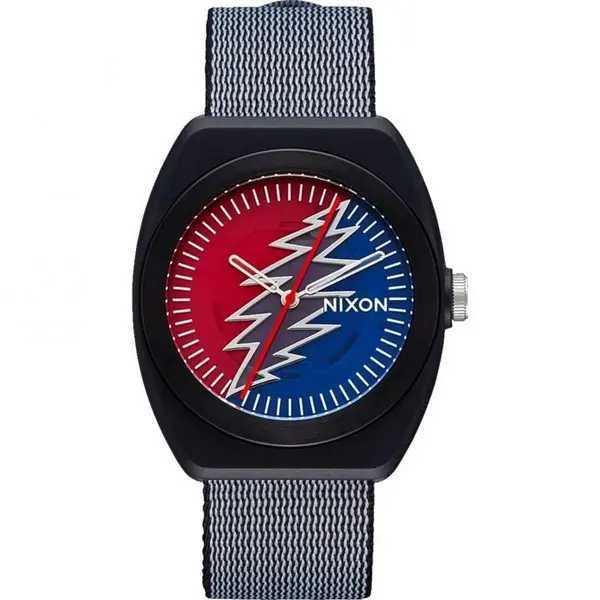 Image of Nixon Mens Nixon Grateful Dead Watch One Size Black 78827390000