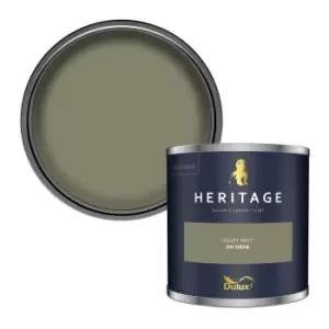 Image of Dulux Heritage Velvet Matt DH Drab Matt Emulsion Paint 125ml