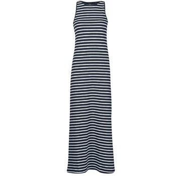 Image of Superdry JERSEY MAXI DRESS womens Long Dress in Blue - Sizes UK 10,UK 12,UK 14,UK 8