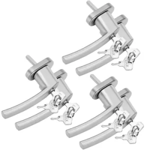 Image of Window Lock 6Pcs Silver Lockable