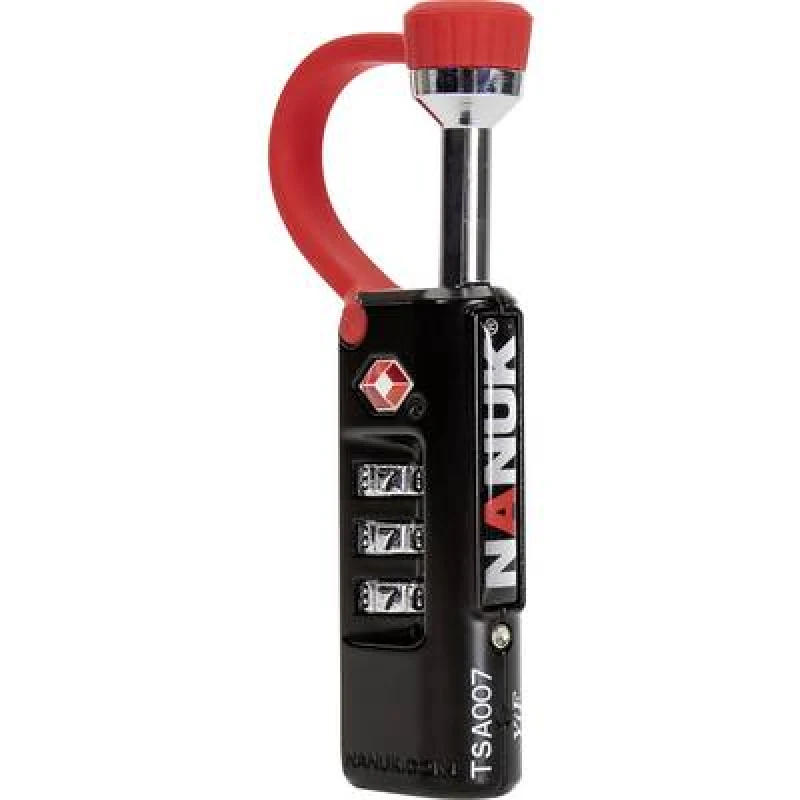 Image of NANUK NANUK 900-TSA LOCK NANUK Padlock TSA Black/red Combination 900-TSA LOCK NANUK