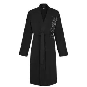 Image of Boss Bodywear Identity Kimono Dressing Gown Mens - Black