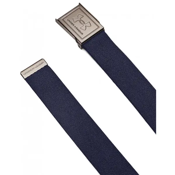 Image of Under Armour M Stretch Webbing Belt Navy/Base - OSFM