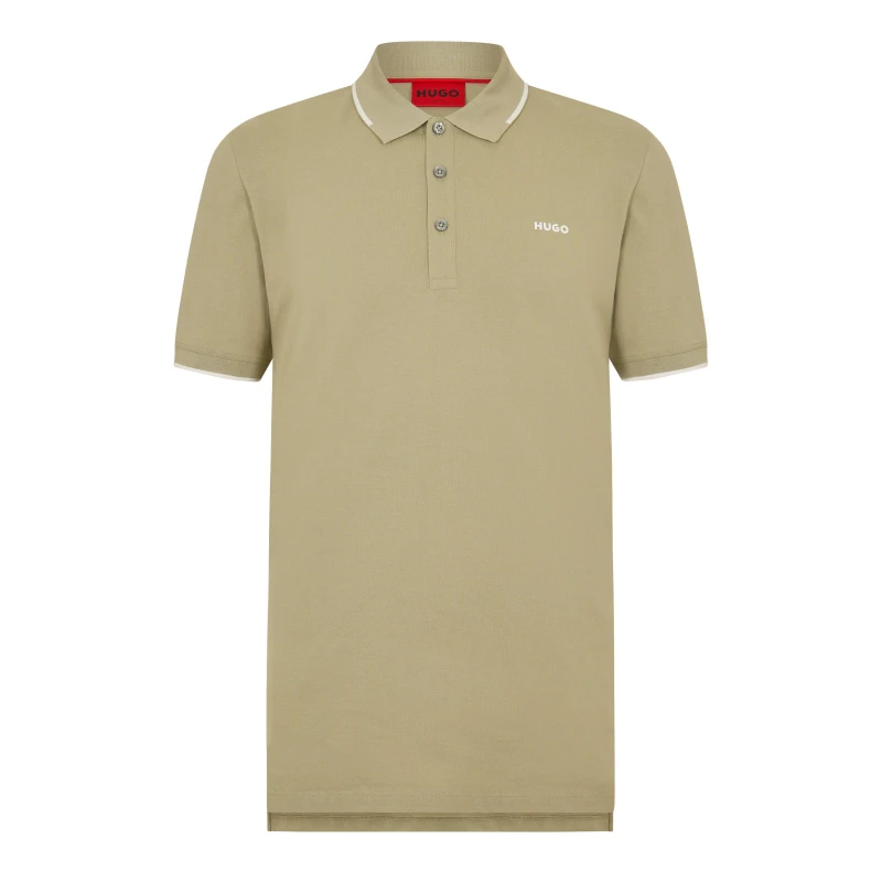 Image of Hugo Dinoso Polo Shirt Open Green male XS