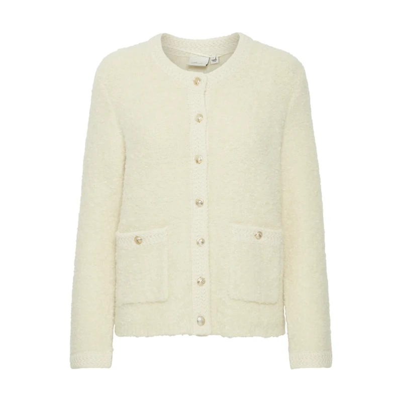 Image of Ichi Womens cardigan Ichi Valmai Blanc Female XS