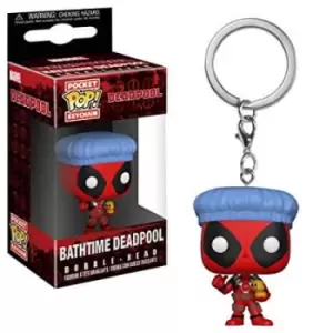 Image of Deadpool Playtime Bath Time Deadpool Pop! Vinyl Keychain