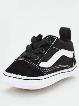 Image of Vans Old Skool Crib - Black/White, Size 2
