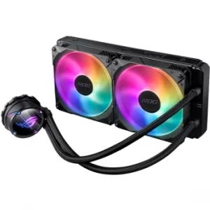 Image of Asus ROG STRIX LC II 280mm ARGB Liquid CPU Cooler, 7th Gen Asetek Pump, 2 x 14cm ROG ARGB PWM Fans
