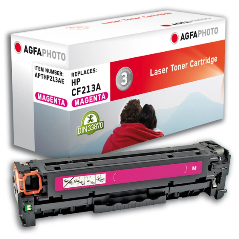 Image of AgfaPhoto APTHP213AE toner cartridge Magenta