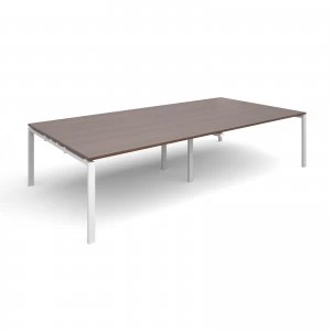 Image of Adapt II rectangular Boardroom Table 3200mm x 1600mm - White Frame wa