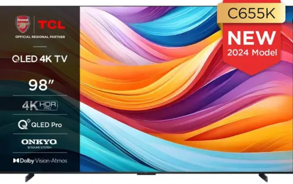 Image of TCL 98" 98C655K Smart 4K Ultra HD QLED TV