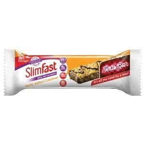 Image of SlimFast Nutty Salted Caramel Meal Replacement Bar Single